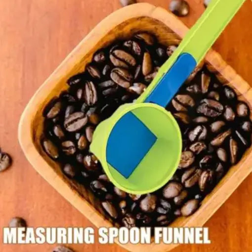 2-in-1 Measuring Spoon & Funnel (The Zero-Spill Kitchen Tool)