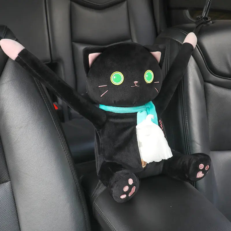 Cute Car Tissue Box & Trash Bin – Adorable Organizer for Women