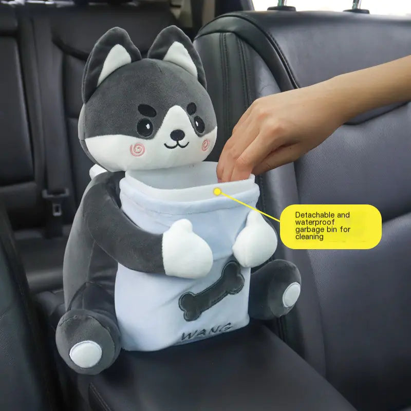 Cute Car Tissue Box & Trash Bin – Adorable Organizer for Women