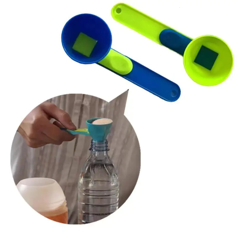 2-in-1 Measuring Spoon & Funnel (The Zero-Spill Kitchen Tool)